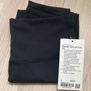 Lululemon Wunder Train HR Crop 23”